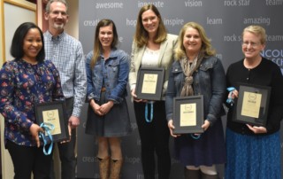 Rachel Cason, Tom DeBuse, Michelle Stoller, Ashley Shanteau, Heidi Gardner, Cris Holm